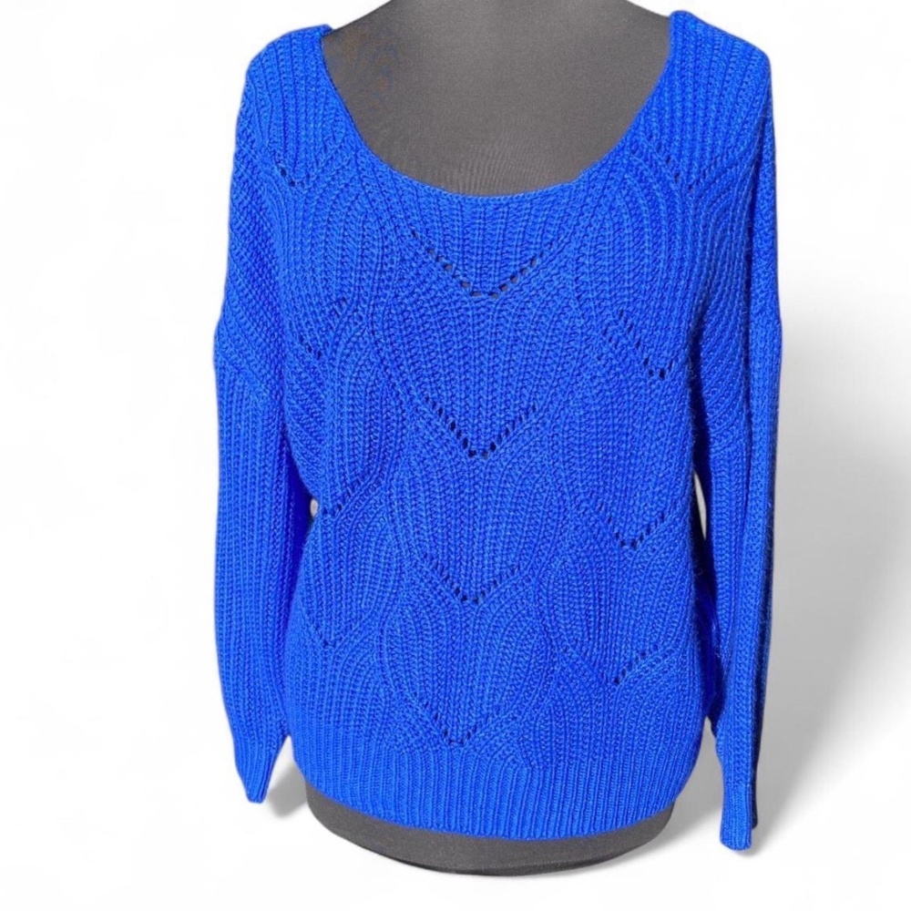 Blue Knit Sweater